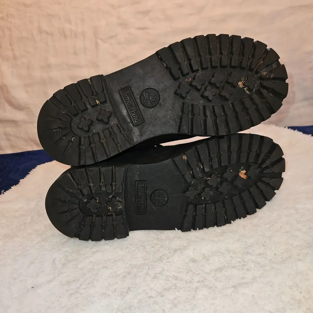 TIMBERLAND Black Waterproof Boots Youth Size 5 12907